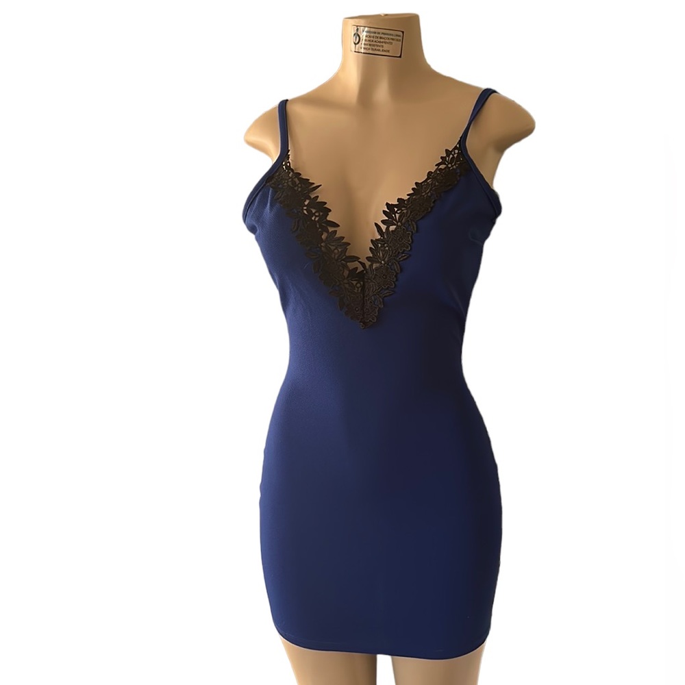 ❗️SALE❗️ 3x$25 Blue dress with lace